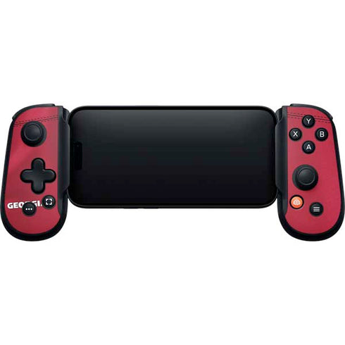 University of Georgia Red Jersey Backbone One for iPhone Game Controller Skin